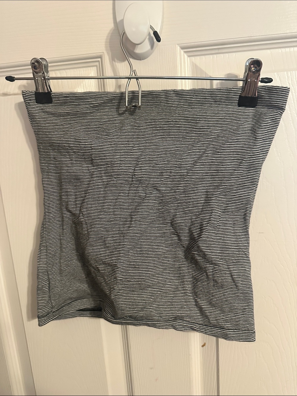 Banana Republic Striped Tube Top - Black and White